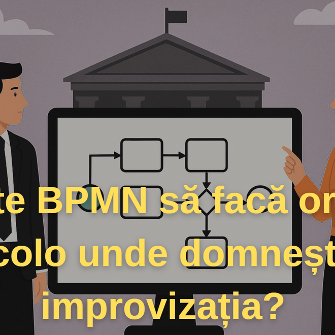 Imagine pentru: Cum poate BPMN să facă ordine acolo unde domnește improvizația?